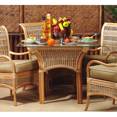 Glass Top Dining Table
