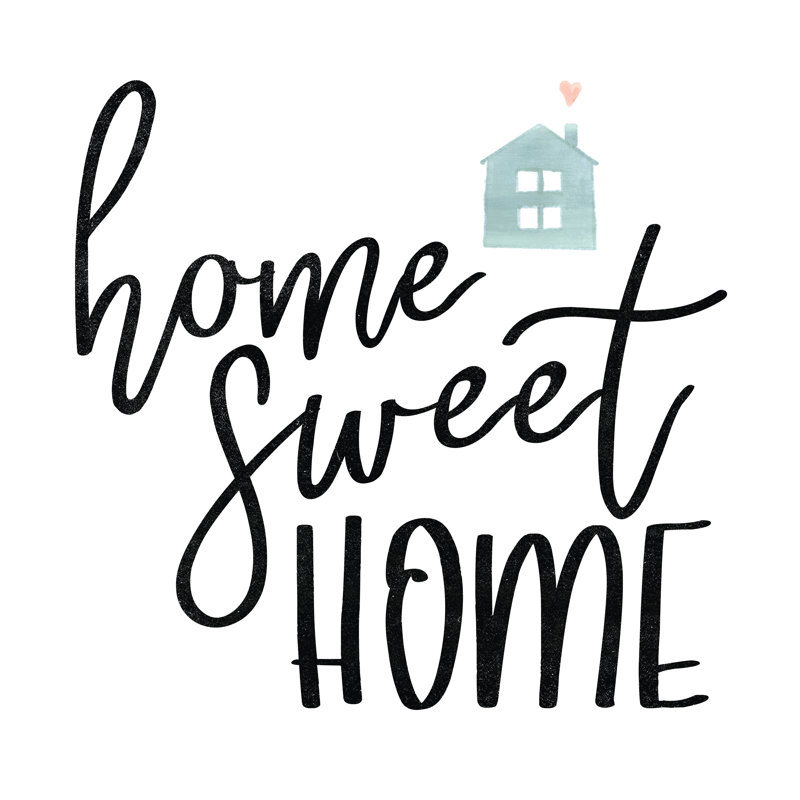 Home Sweet 2 - Wrapped Canvas Print, 51cm H x 51cm W x 3.8cm D