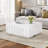 TV Stand With Arched Design For Tvs Up To 80" ,Coffee Table-464452632