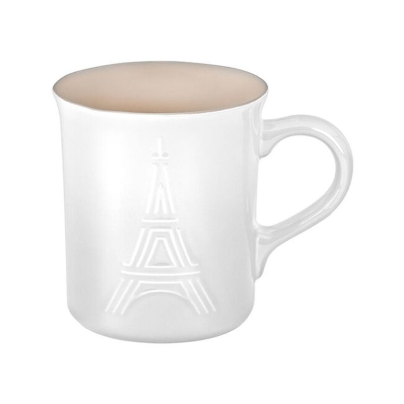 Le Creuset Eiffel Tower Collection 14Oz Mug, White