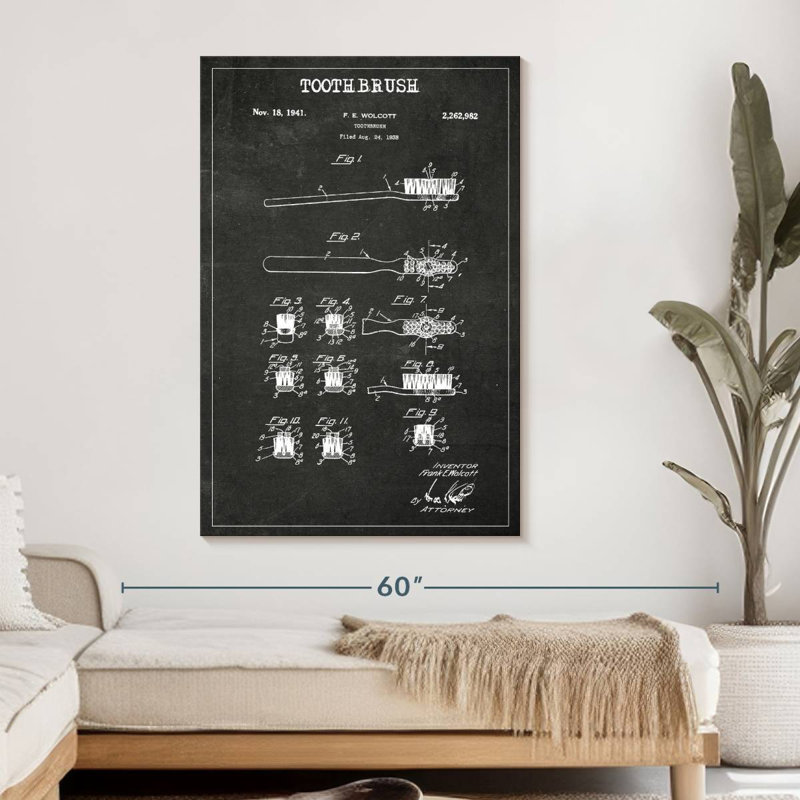 Reproduction d'art sur toile, "BW", H 48 po x l 32 po x P 1,25 po