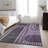 Premium Machine Washable Cerrito AMF532 Purple Rug-103958615