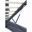 Cadre de lit grand avec rangement - Lit de rangement relevable avec tête de lit moderne à oreilles, ports USB-901683969-901683968