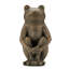 Statue de grenouille accroupie en bronze 12 po H MGO