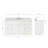 Partham 67'' Single Bathroom Vanity with Carrara Marble Top-93068131-93068135