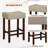 Upholstered Counter Stool with Solid Wood Frame-1151415204-1151415211