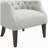 Button Tufted Wing Chair