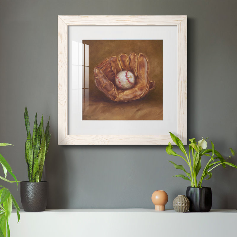 «Rustic Sports III», reproduction encadrée de qualité supérieure - prête à être accrochée, Papier encadré blanc, Blanc