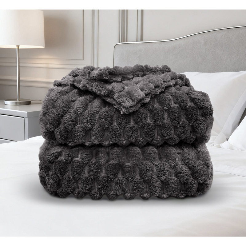 Throw Blanket, 200cm x 150cm, Grey