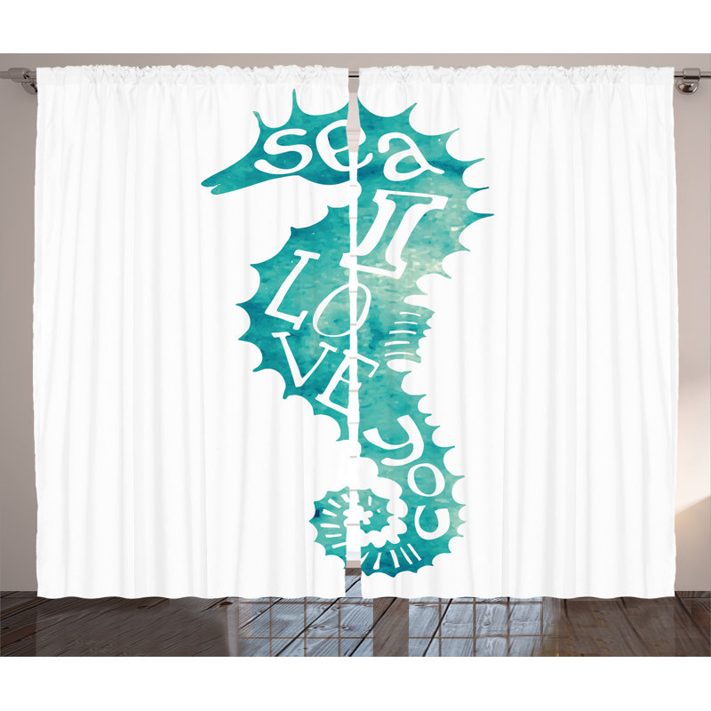 Semi Sheer Curtain Pair, 54" W x 108" L