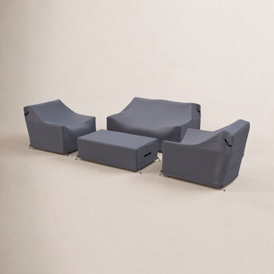 Donnie 4-Piece Outdoor Conversation Set Cover