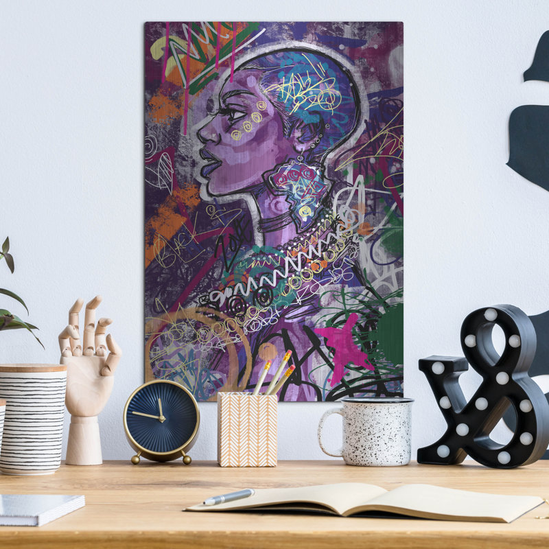 «Black Is Love» par Justin Copeland, H 16 po x l 12 po
