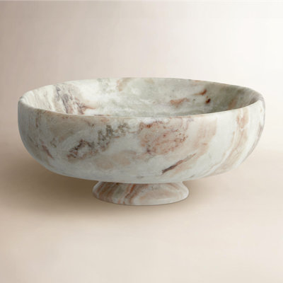 Orren Ellis Genuine Marble Bowl