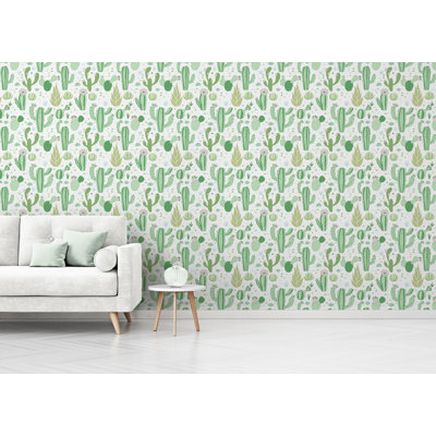 Panneau de papier peint Agaat Cactus Meets Triangles