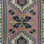 Tapis turc noué à la main avec motif géométrique, 100% laine