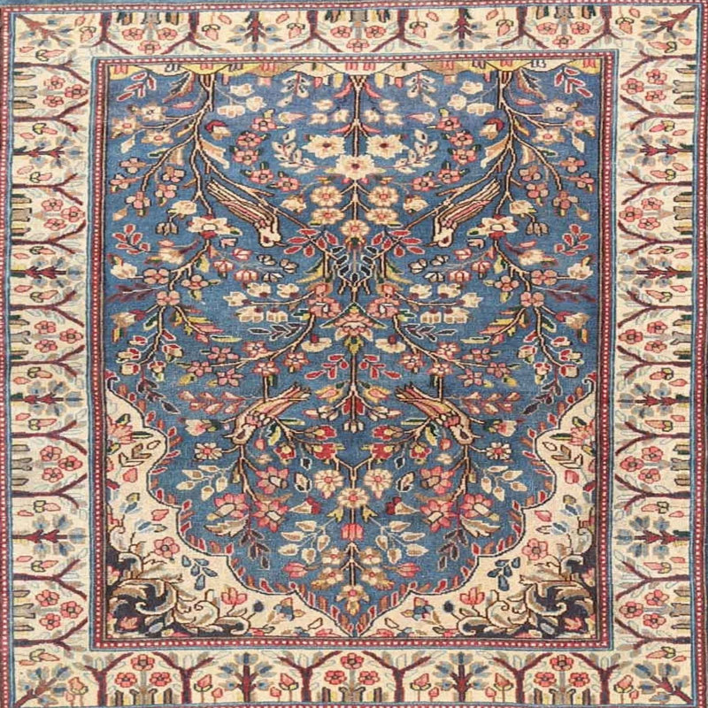 Oriental Indoor Rug, Square 4'