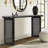 Ankit 60" Solid Rattan Console Table-96601052