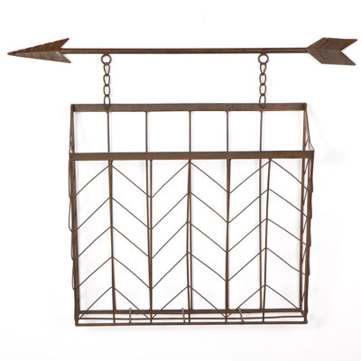 Aubrielle Metal Wall Organizer with Wall Baskets