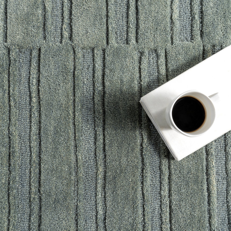  Tapis en laine à carreaux Starke, Tapis de couloir 2 pi 8 po x 8 pi