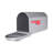 Mapleton Post Mount Mailbox Graphite-45393446