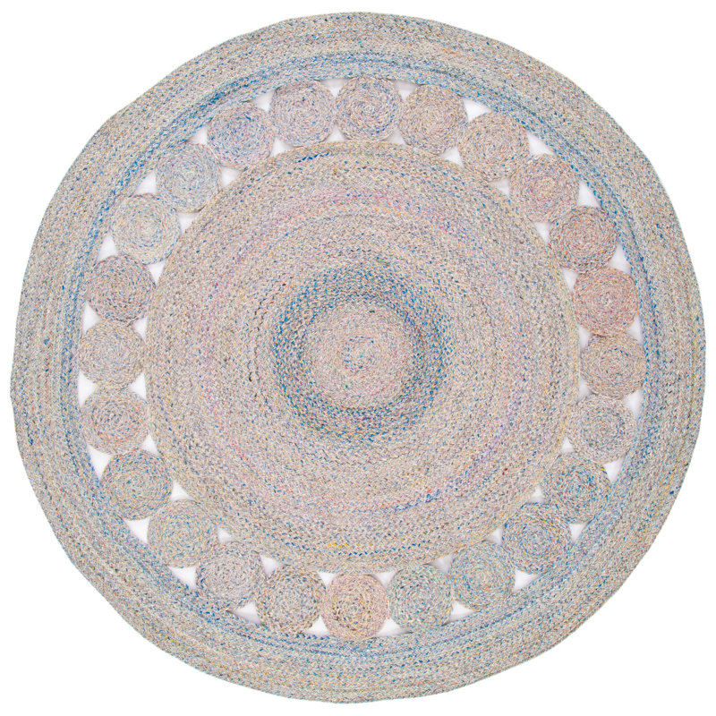 Downey Hand Woven Performance Rug, Round 6'