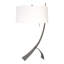 Stasis 28.3" Metallic Arched Table Lamp-71636456-7205711