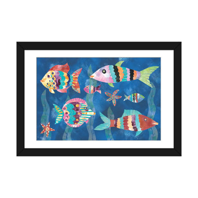«Boho Reef Fish III» par Wild Apple Portfolio - reproduction d'art sur toile