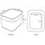 Leitz Plastic Decorative Bin-50100177-50100176-50100181