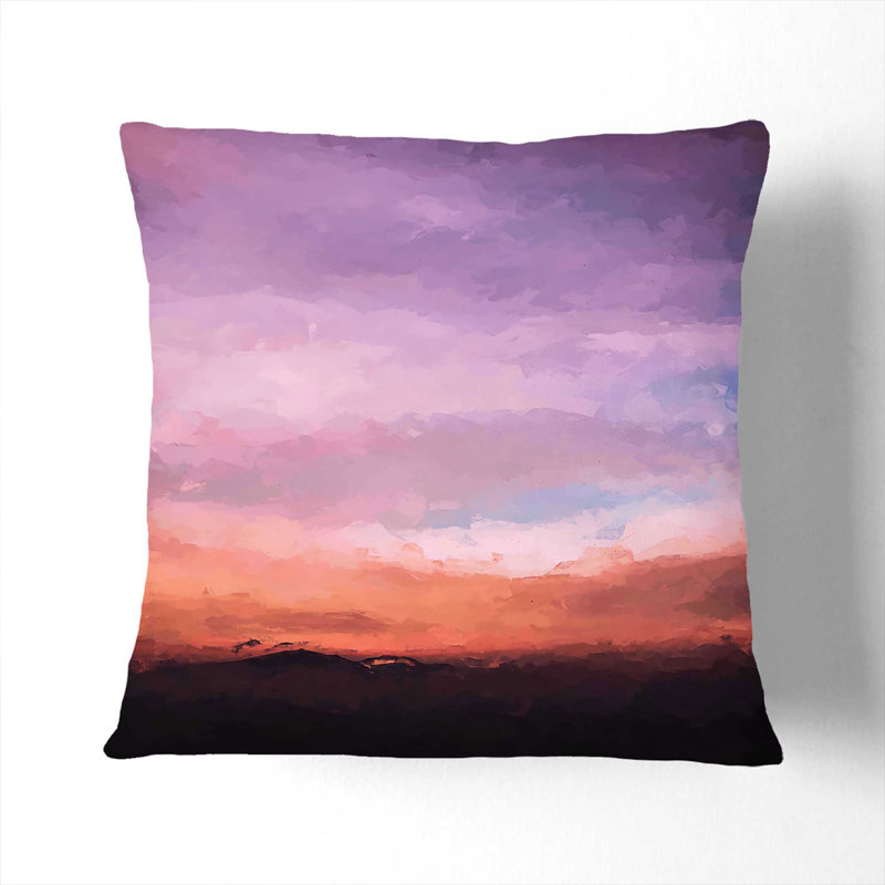 Square Throw Cushion, 55cm H x 55cm W x 20cm D, Black
