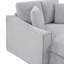 Canapé-lit moderne avec rangement dissimulé et coussins-129584407