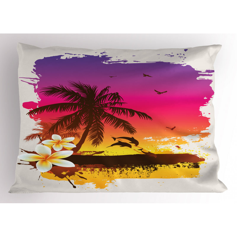Sun Polyester Sham Set, Twin
