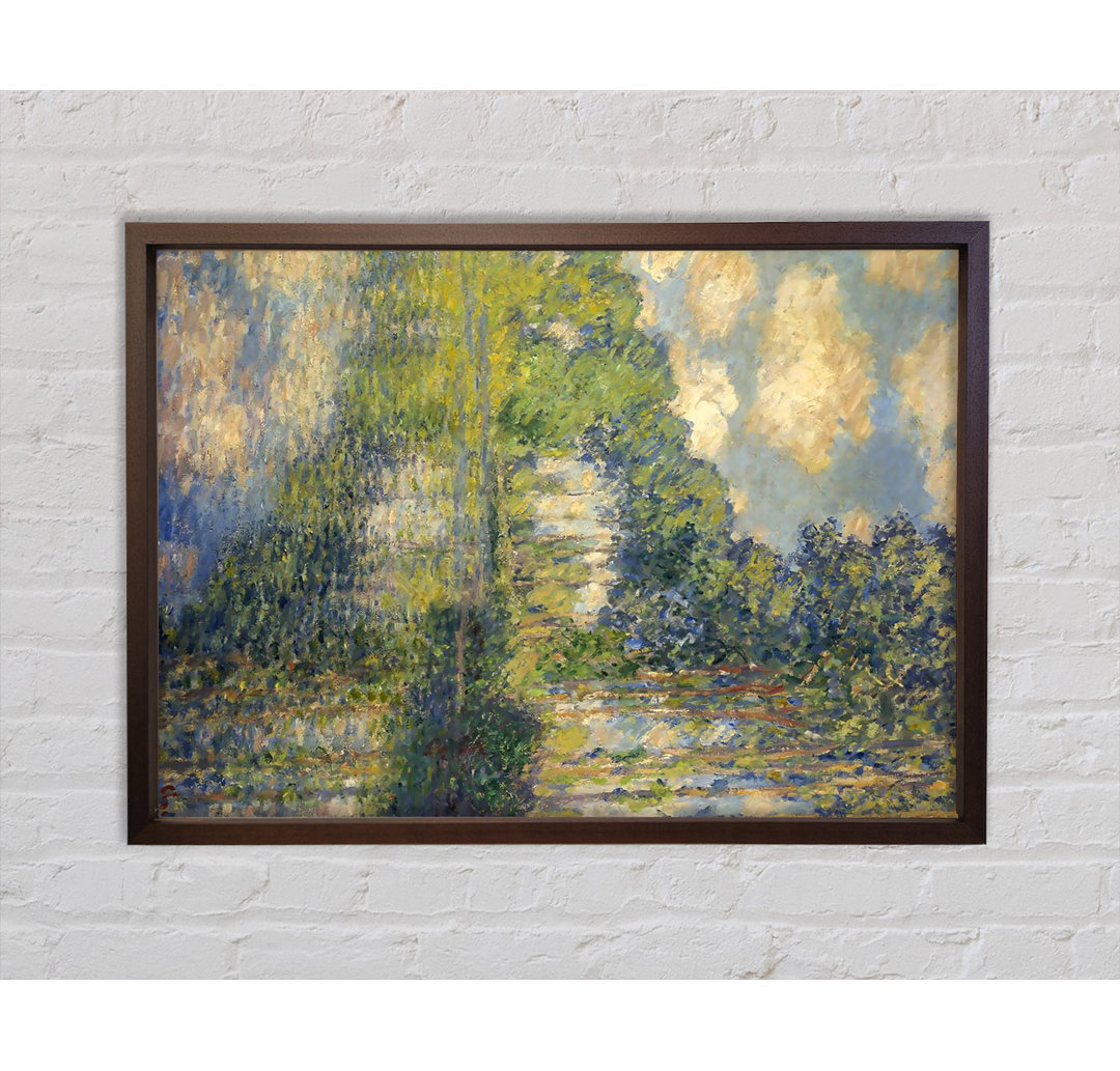 Pappeln an der Epte von Claude Monet - Einzelbildrahmen Kunstdrucke auf Leinwand