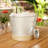 Twine Jute Wrapped Galvanized Ice Bucket, Set Of 1, Twine