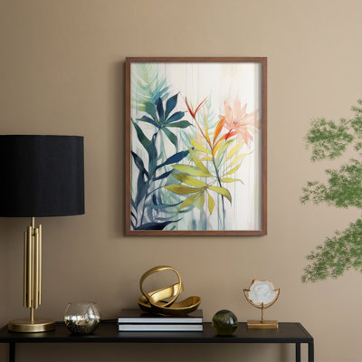 "Élégance florale rose et jaune I"