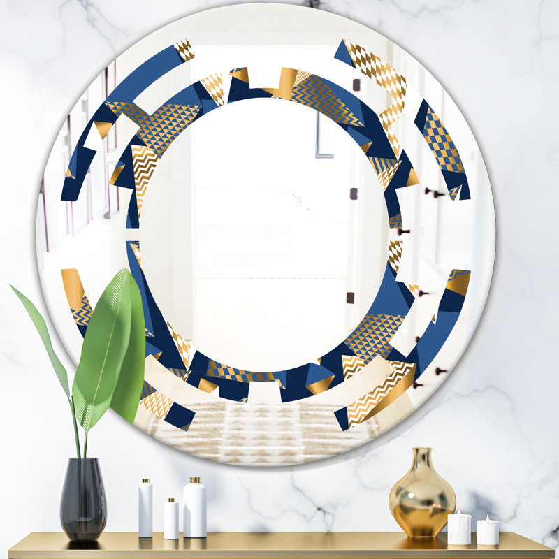 Miroir mural Space, H 31,5 po x l 31,5 po, Espace et cubes 