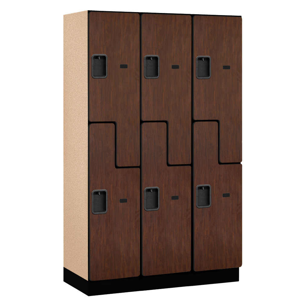 2 Tier 3 Wide Gym Locker Salsbury Industries 