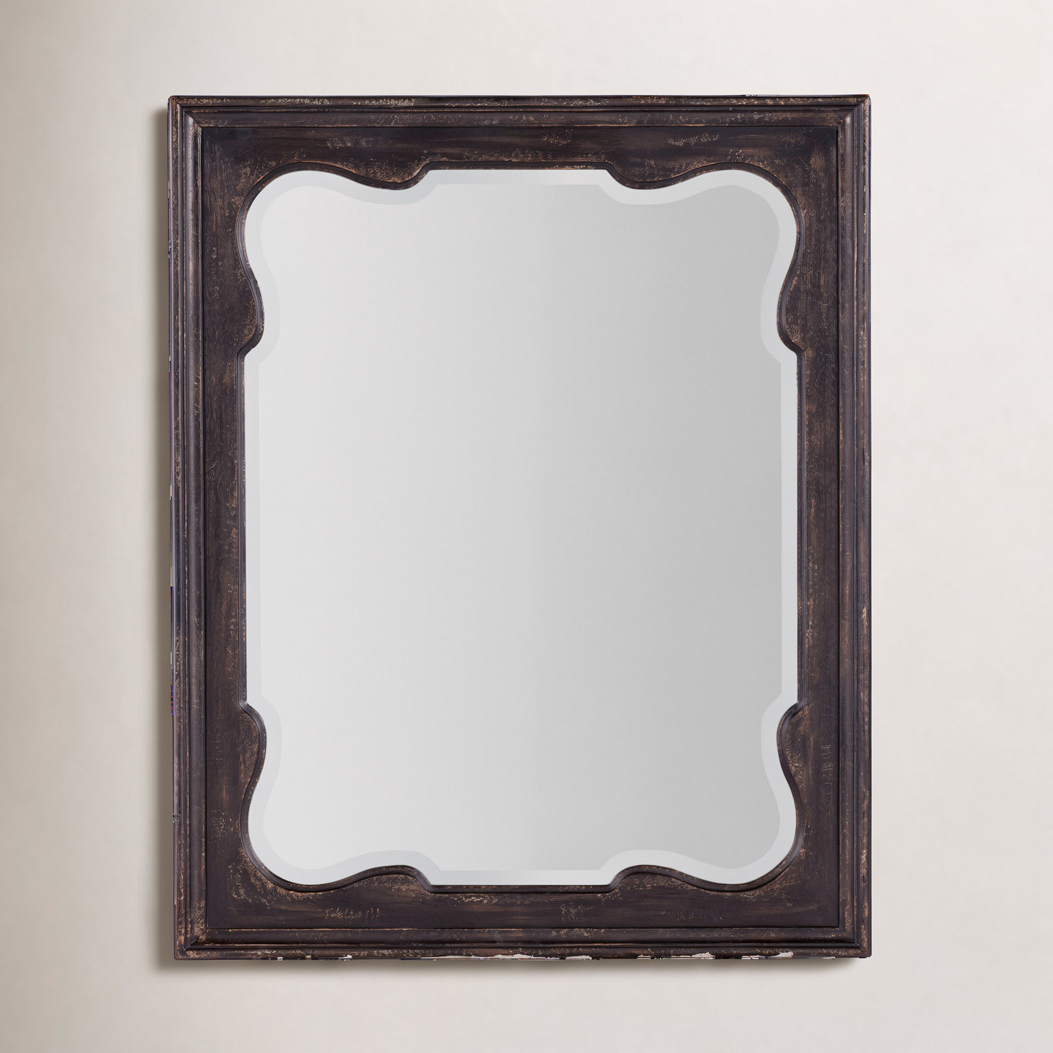 Alcy Rectangle Accent Mirror, Molasses