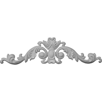 Cole 3.125'' H x 11.75'' W x 0.5'' D Urethane Onlay Scroll