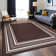 Quiogue Brown Non-Slip Area Rug