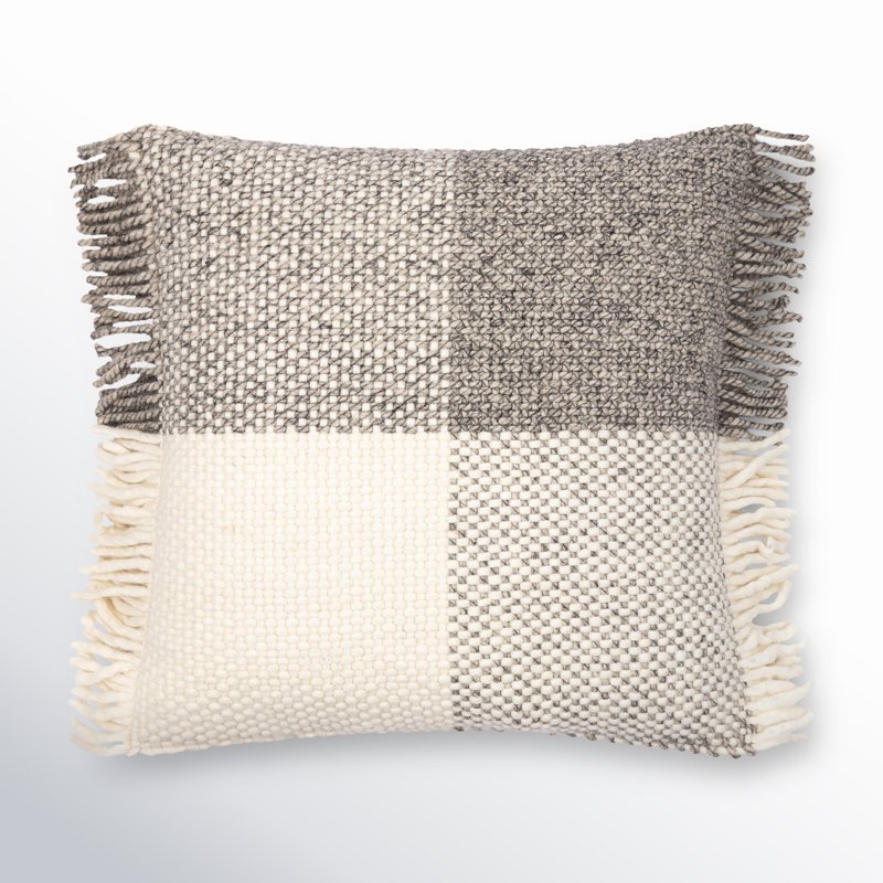 Cypress Fringed Throw Pillow, 20" x 20", Pillow Cover Only - No Insert