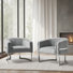 Rosetta Glam Armchair With Metal Legs