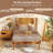 Twin Size Bed Frame with Headboard Under-Bed Space No Box Spring Needed-2057710234