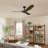 3- Blade Large Indoor Solid Wood Ceiling Fan With Remote Control-998374808-998374811
