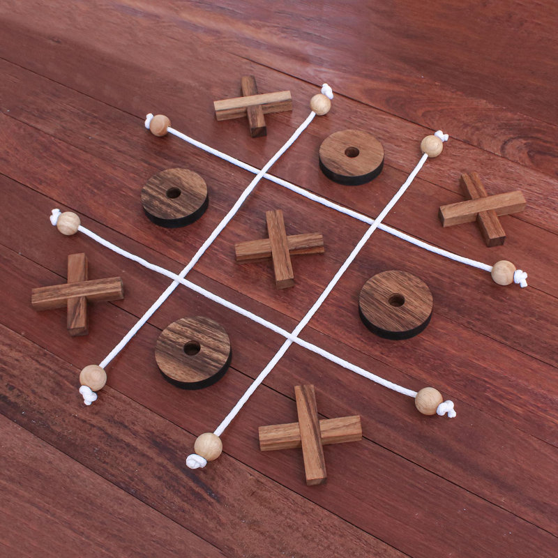 Jeu Janicia fabriqué à la main en corde et bois
