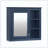 Wall Mounted Medicine Cabinet Mirror 3 Open Shelves-66837049