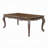 Contemporary Design Antique Oak Finish Dining Table with Leaf