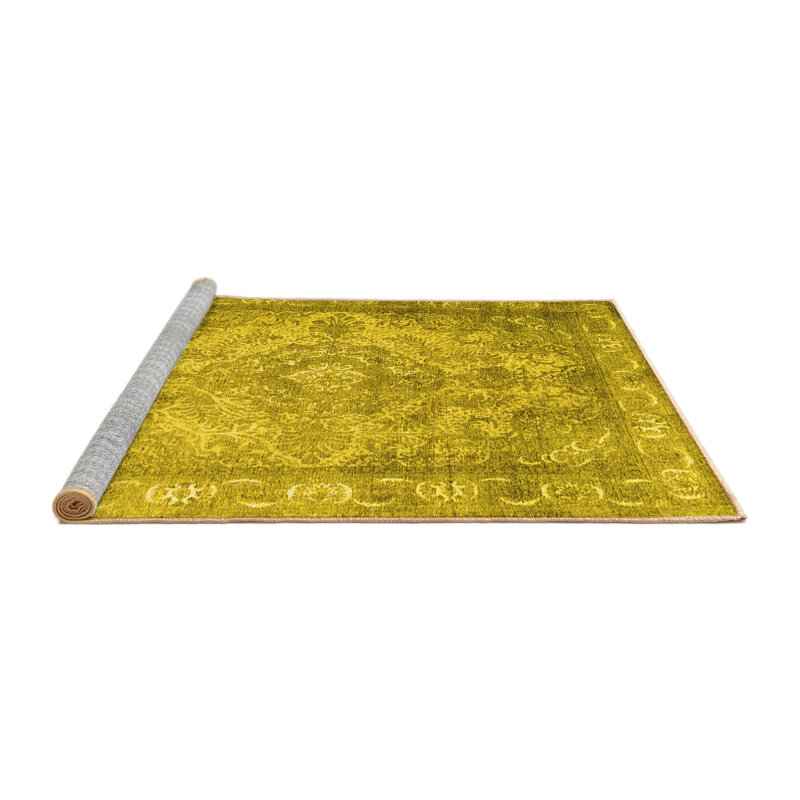 Performance Abstract Indoor Rug, Square 6'