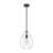 Glowlite 1-Light Single Clear Glass Teardrop Pendant-1772985445