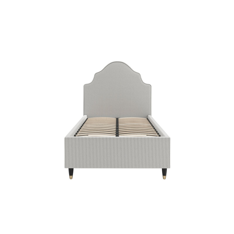 MONTEREY UPHOLSTERED BED, Grey