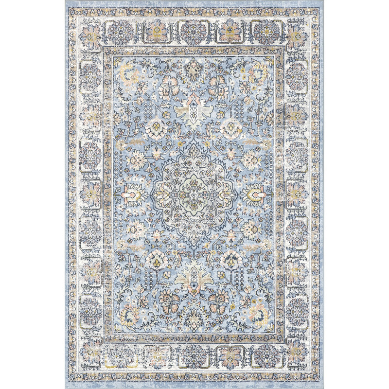 Valencia SpinClean Traditional Persian Machine Washable Area Rug, Rectangle 4' x 6'